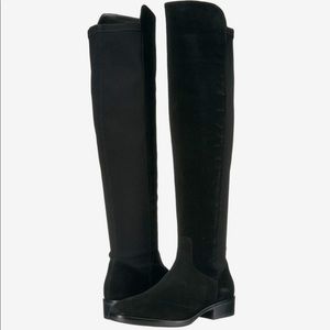 NEW - Clarks Pure Caddy Black Suede Boots